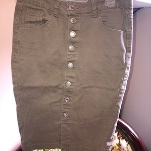Xs-S khaki skirt